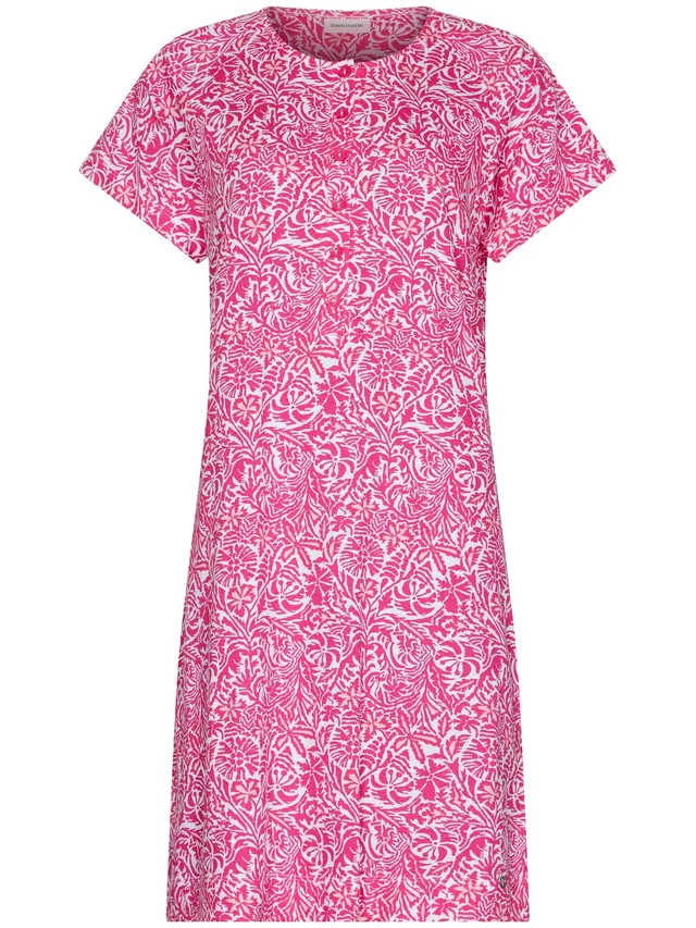 pastunette-paradise-pink-nachthemd-rosa-bio-baumwolle image 1