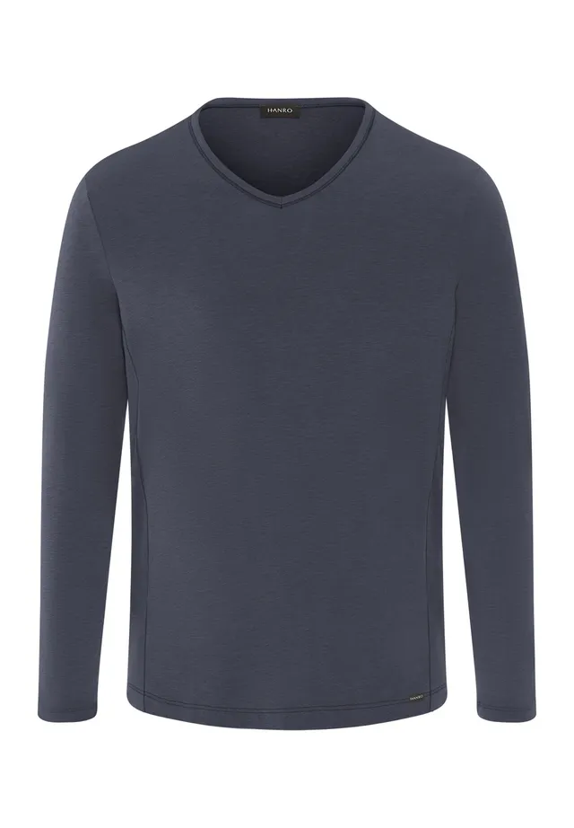 hanro-natural-function-langarmshirt-stormy-gray-tencel image 1