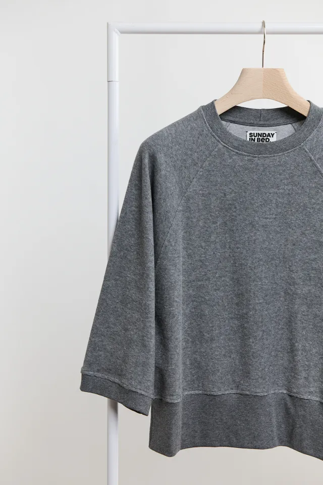 sunday-in-bed-nolan-kurzarm-sweater-damen-kastig image 1