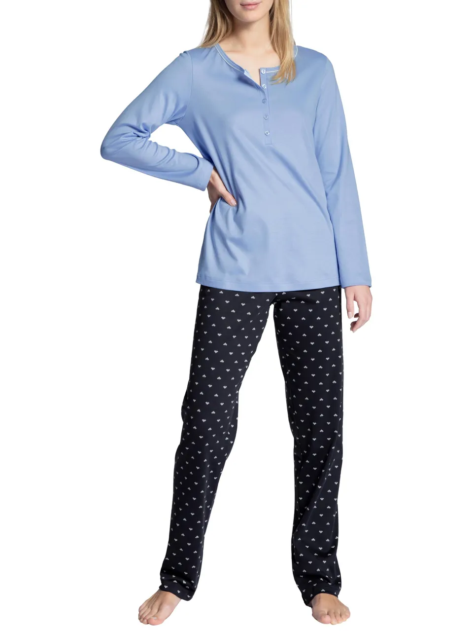 calida-night-lovers-pyjama-damen-gr-e-48-50-baumwolle image 1