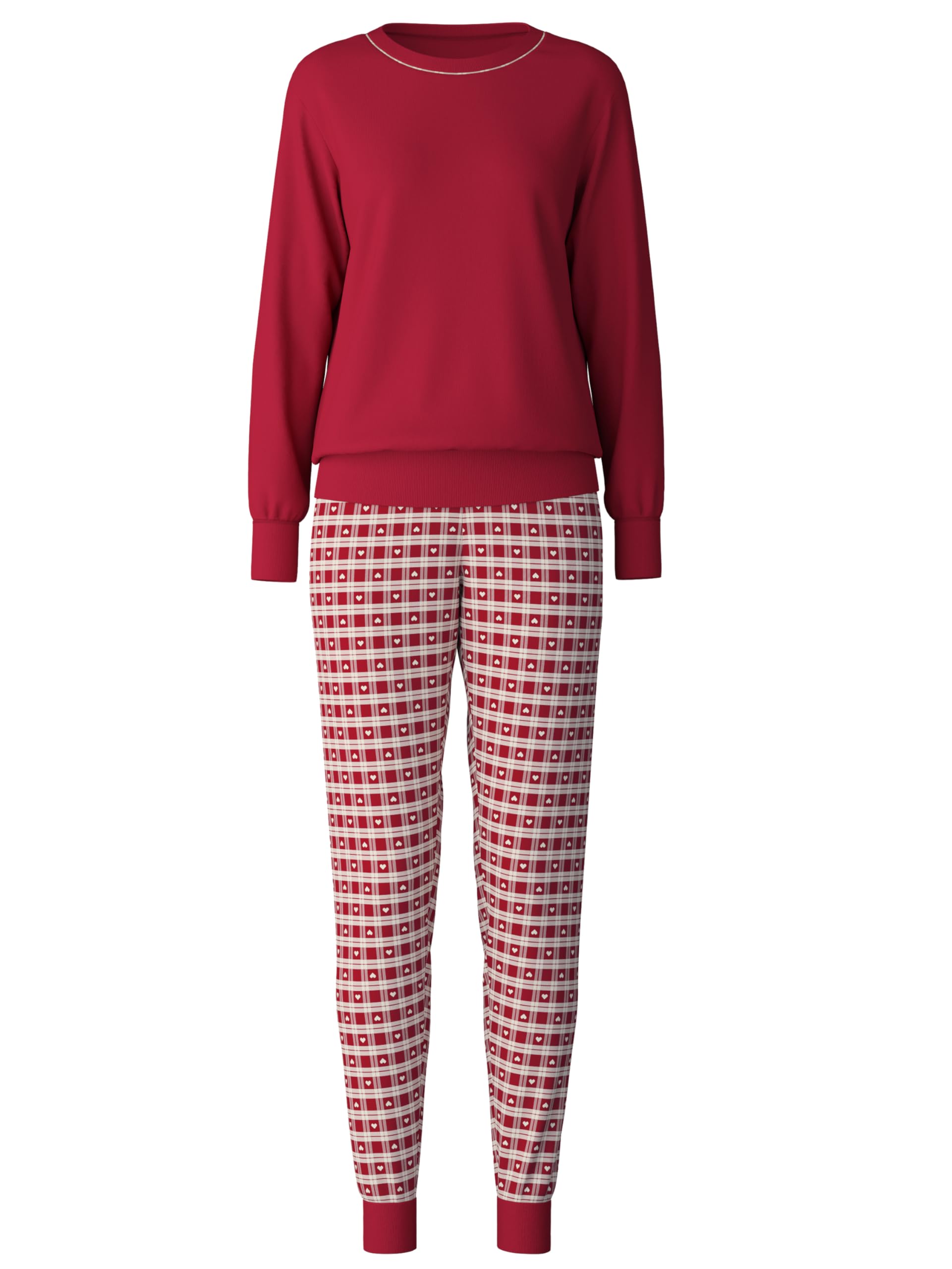 calida-family-friends-pyjama-damen-48-50-baumwolle-b-ndchen image 3