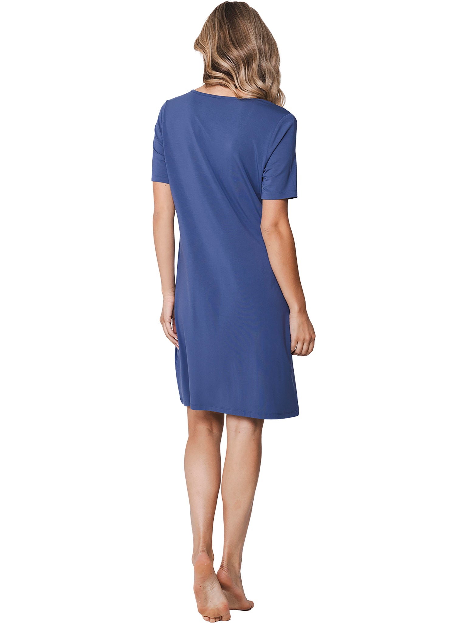 pastunette-premium-serenity-nachthemd-dunkelblau-modal-spitze image 3