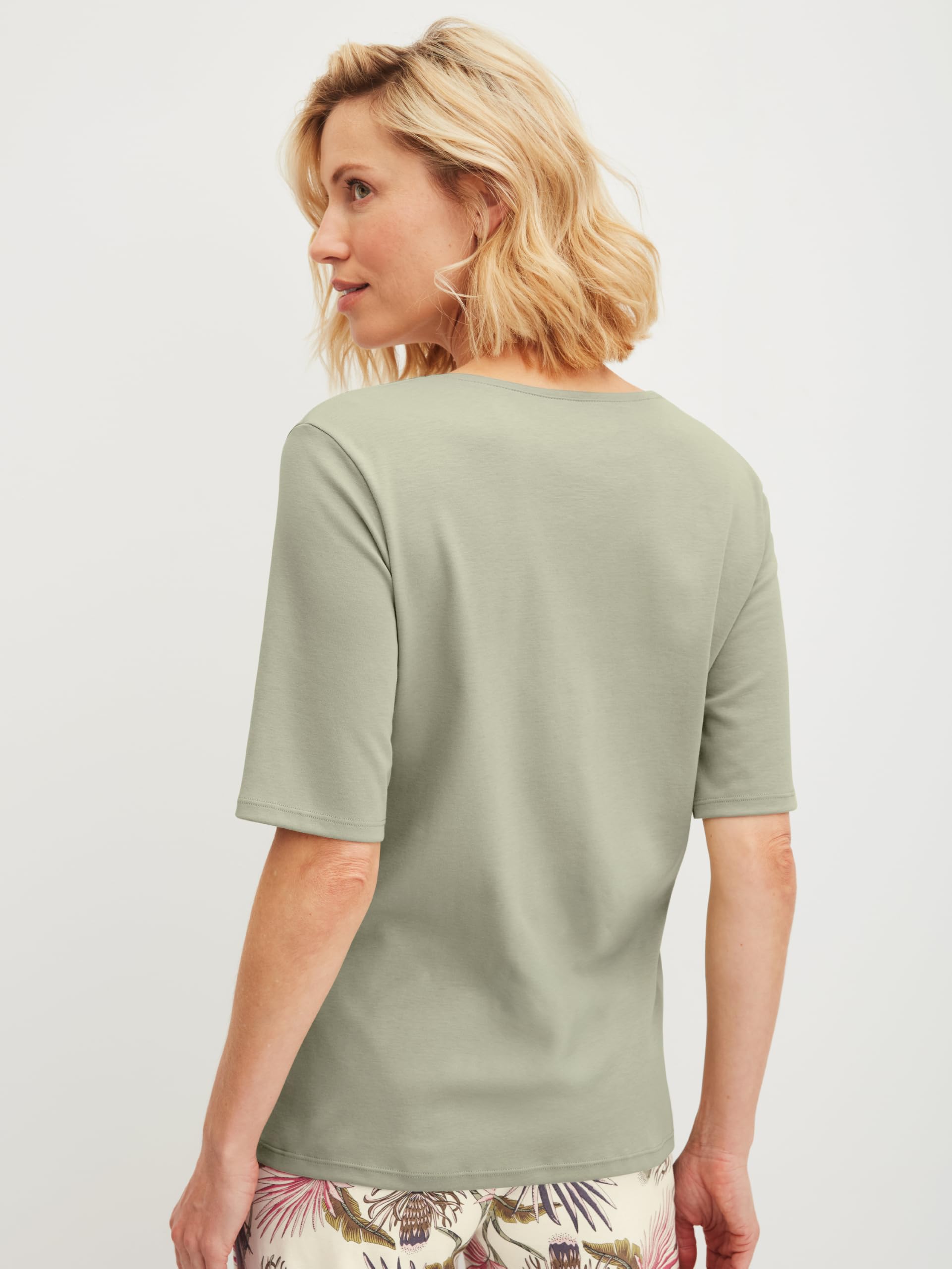calida-favourites-lounge-damen-t-shirt-kurzarm-tea-green image 5