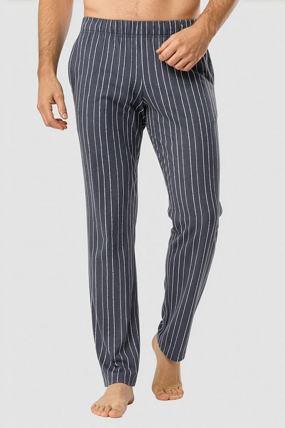 r-sch-be-happy-herren-pyjamahose-berl-nge-grau-streifen image 1