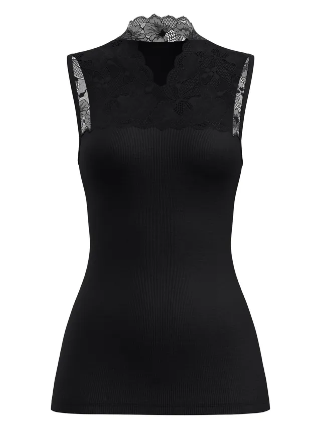 calida-silky-wool-glam-tank-top-damen-wolle-seide-mit-spitze image 1