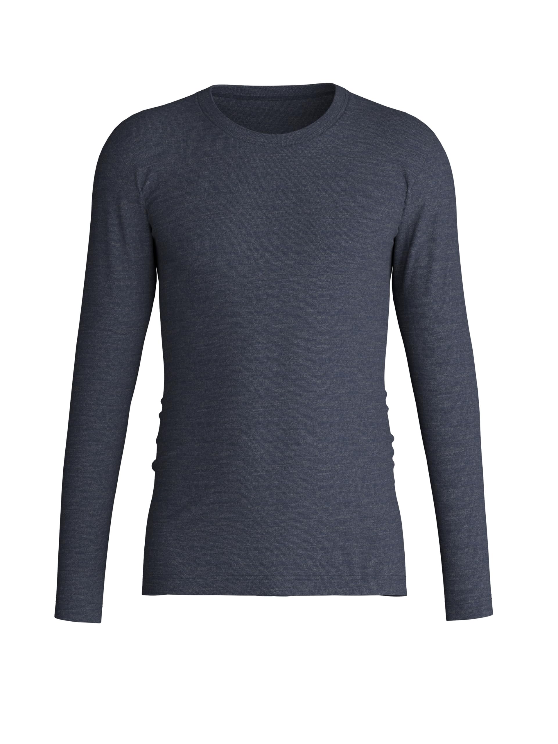 calida-wool-silk-langarmshirt-herren-dark-sapphire-wolle image 5