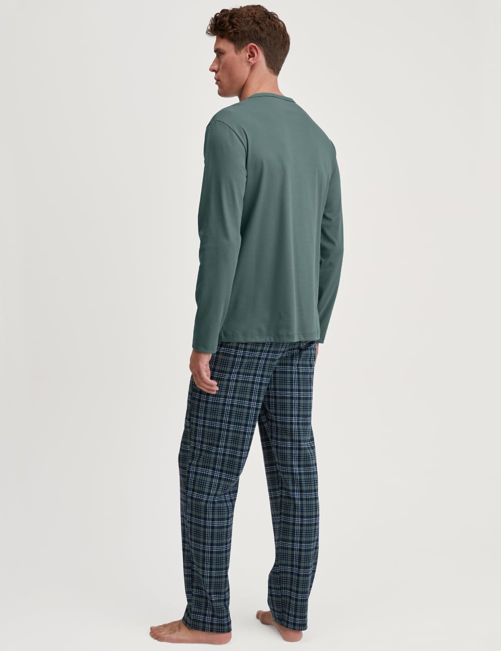 calida-relax-streamline-pyjama-herren-dark-glen-baumwolle-52-54 image 3
