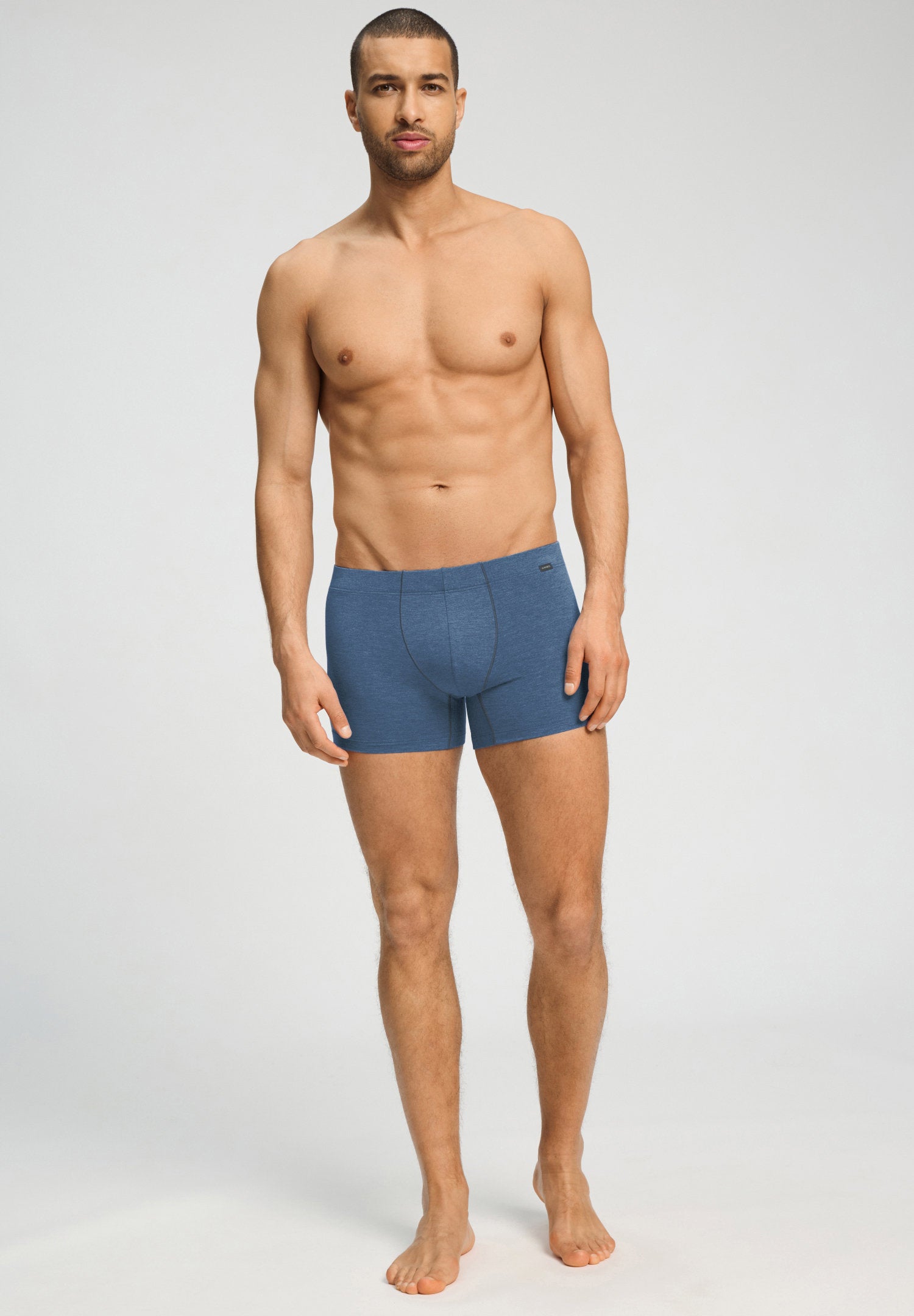 hanro-casuals-daywear-pants-herrenslip-tanzanite-melange image 5