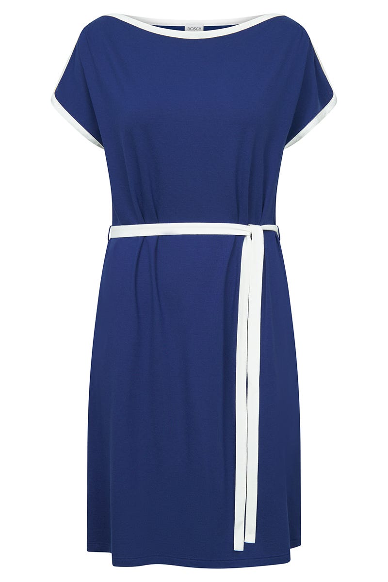 r-sch-be-happy-strandkleid-knielang-blau-bindeg-rtel image 2
