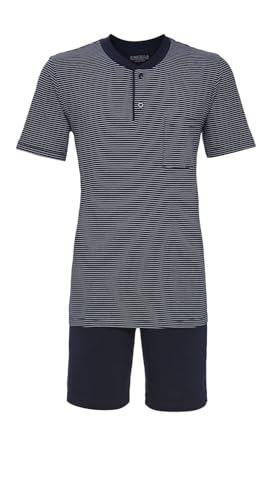 ringella-women-men-herren-shorty-kurzpyjama-knopfleiste-baumwolle image 3