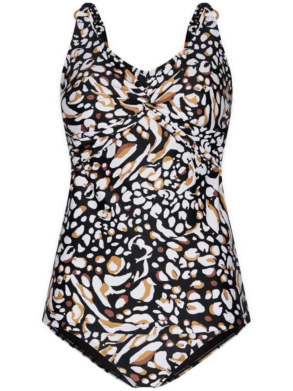 pastunette-savanna-tankini-schwarz-animalprint-softcups-set image 1
