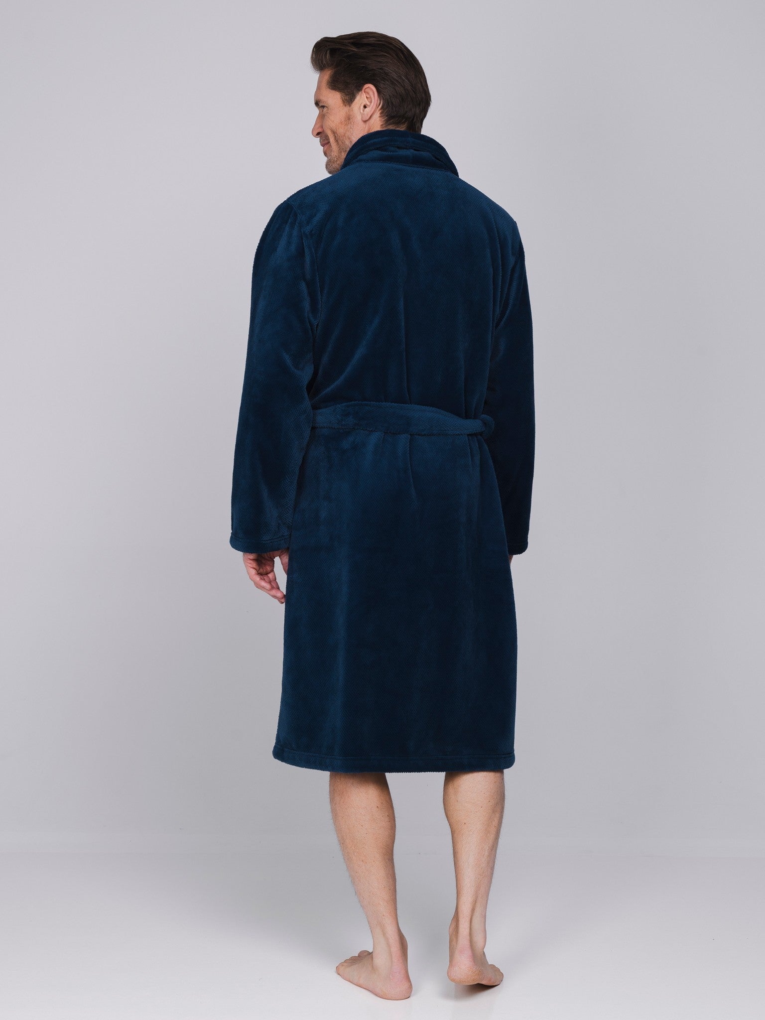pastunette-blue-comfort-herren-bademantel-blau-fleece image 2