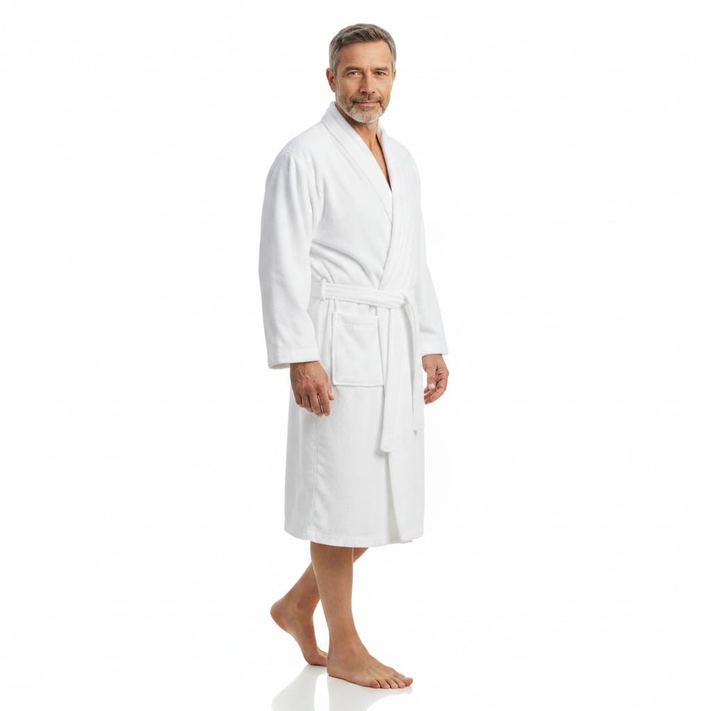 ringella-bademantel-microcotton-weiss-xxl-100-baumwolle image 3