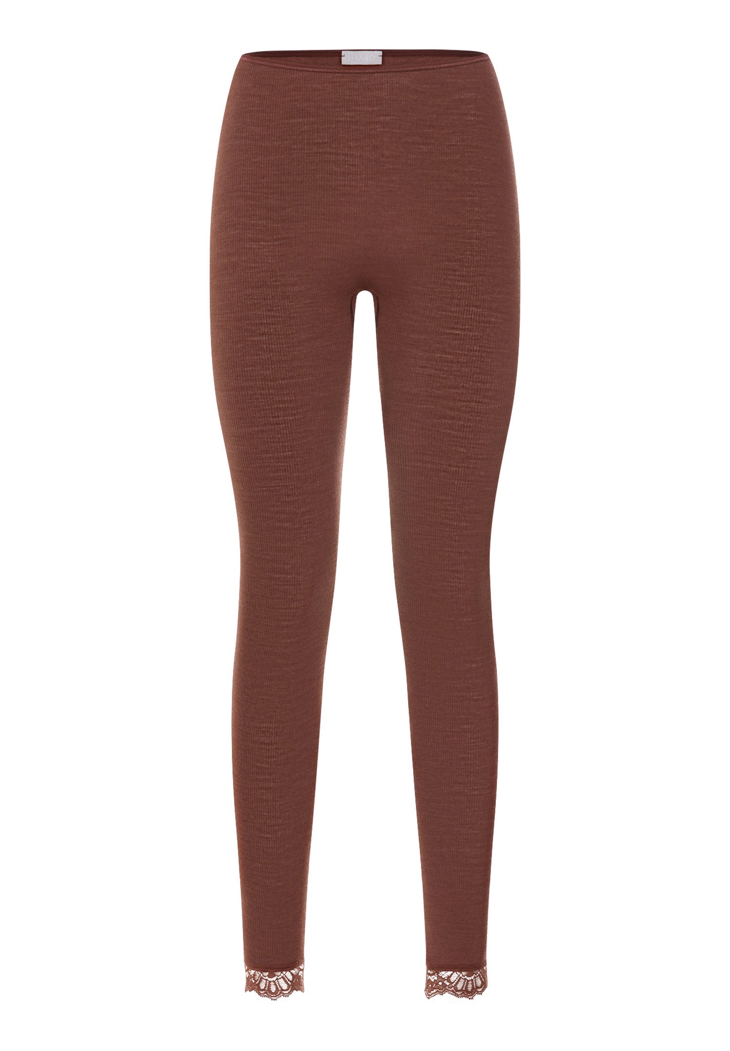 hanro-woolen-lace-leggings-wolle-seide-cinnamon image 1