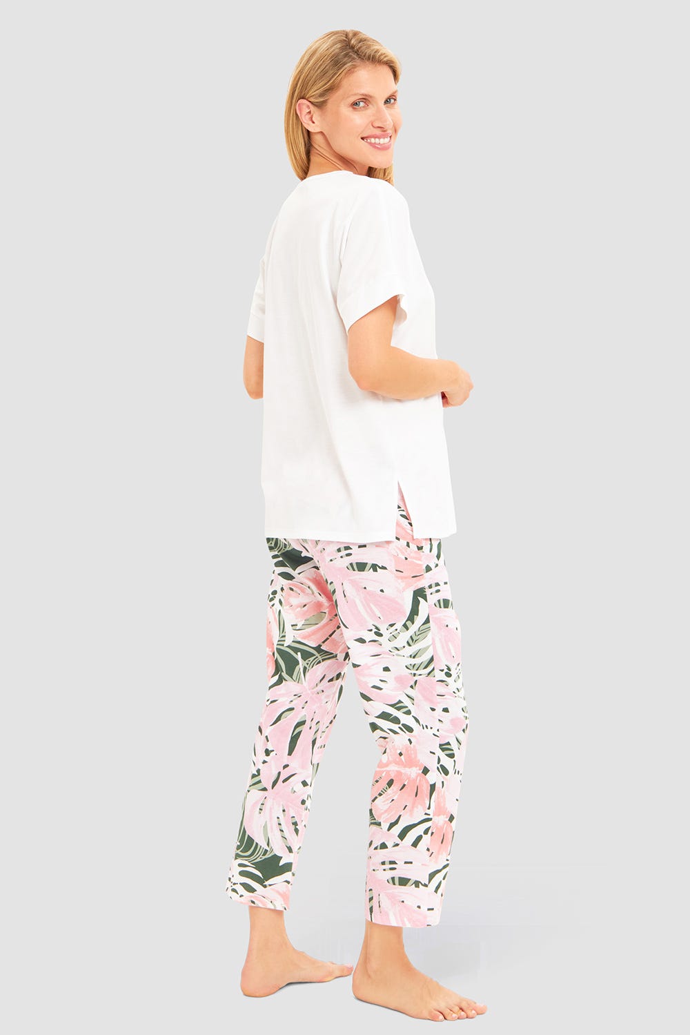 r-sch-be-happy-pyjama-7-8-schlafanzug-mehrfarbig-bl-tterprint image 3