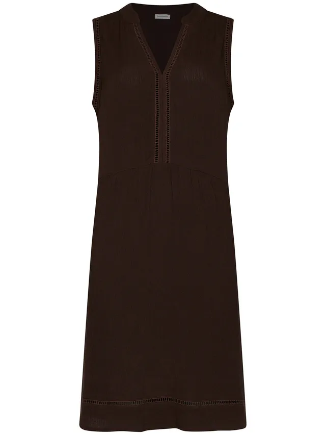 pastunette-glam-strandkleid-dunkelbraun-viskose image 1