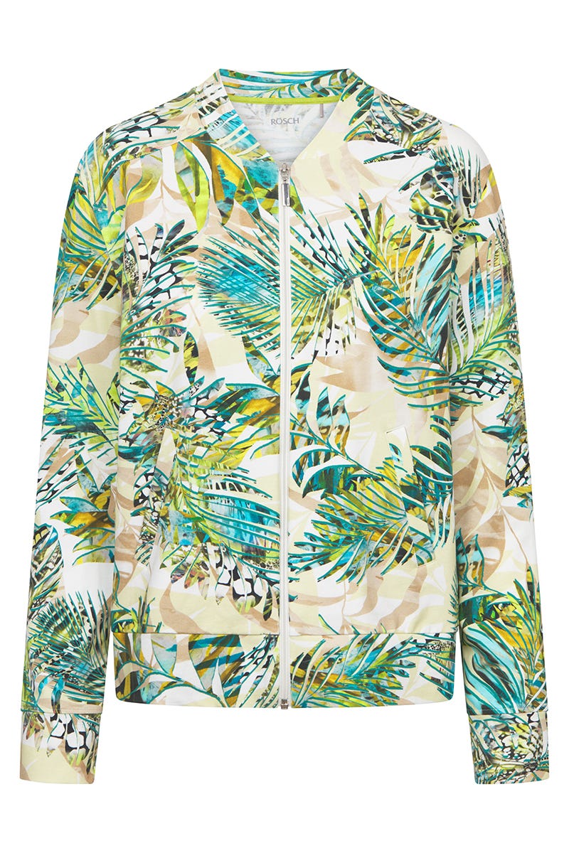 r-sch-be-happy-sweatjacke-palmendruck-gr-n-baumwolle image 2