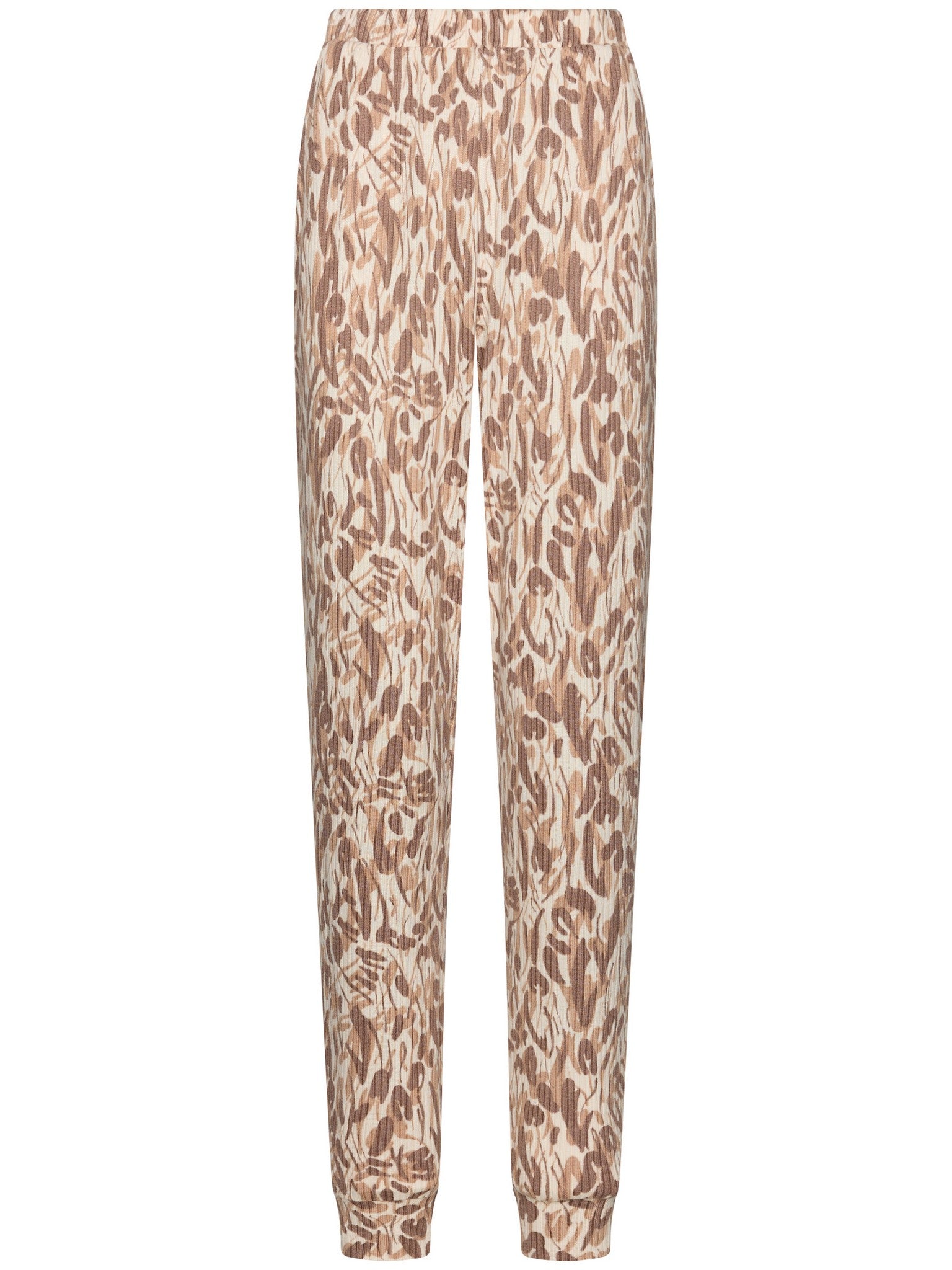 pastunette-mirage-damen-pyjama-fleece-beige-leo image 6
