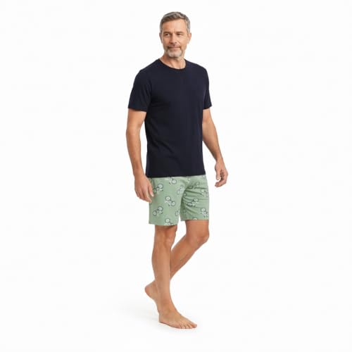 ringella-herren-shorty-fahrrad-rundhals-kurzpyjama-baumwolle image 7