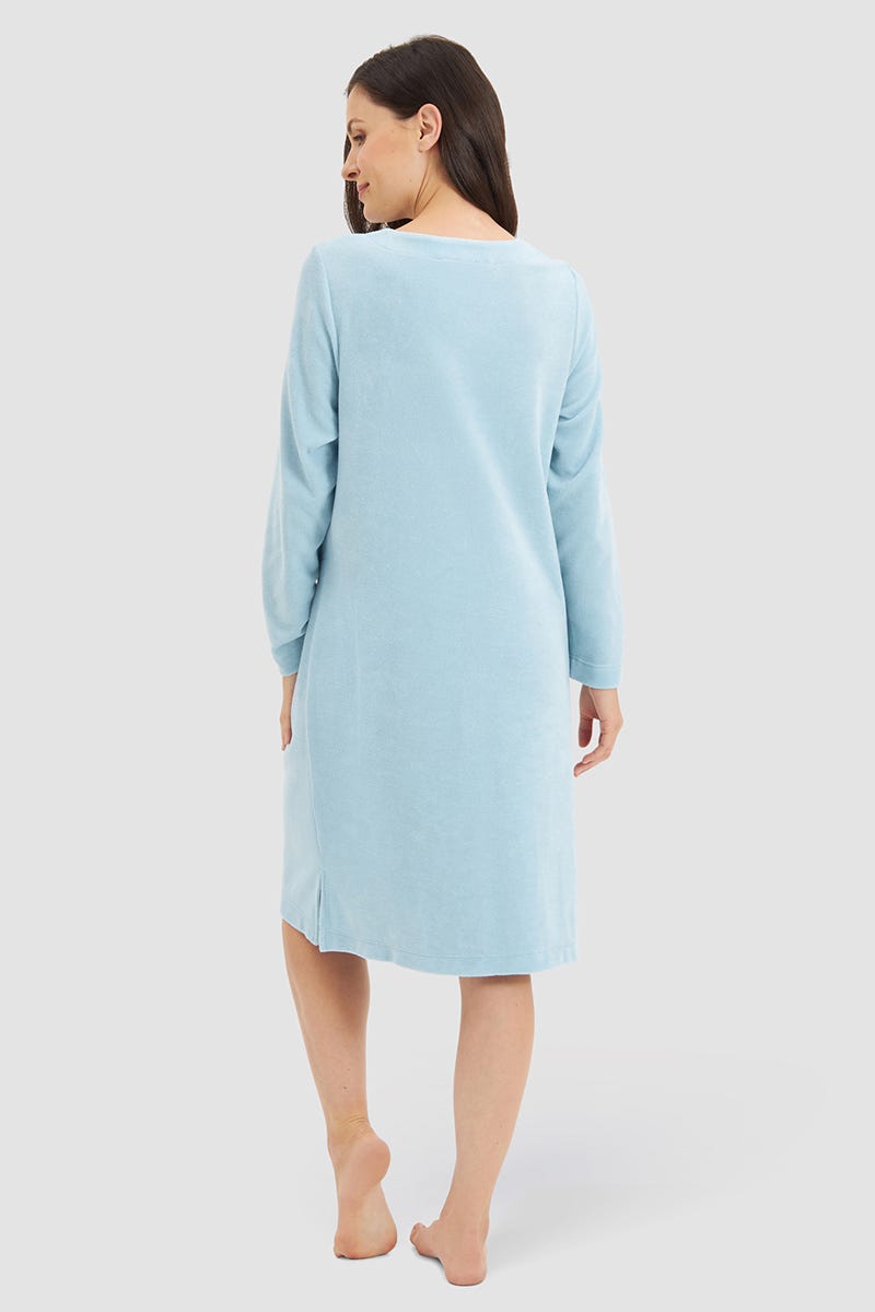 r-sch-be-happy-frottee-hausmantel-damen-blau-knielang image 3