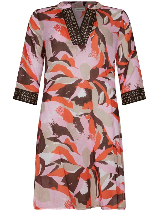 pastunette-coastal-coral-kleid-multi-baumwolle-strandkleid image 1