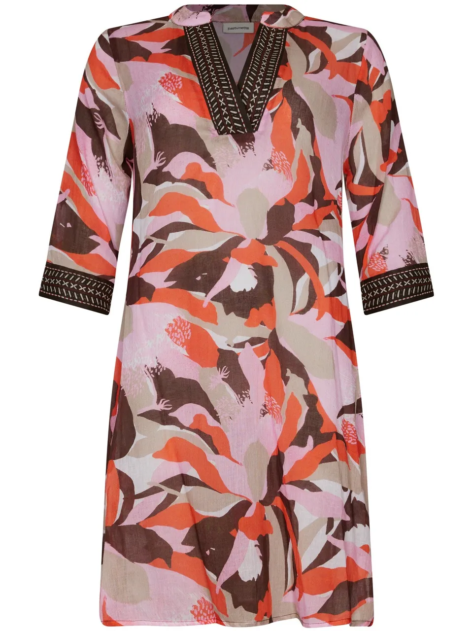 pastunette-coastal-coral-kleid-multi-baumwolle-strandkleid image 1