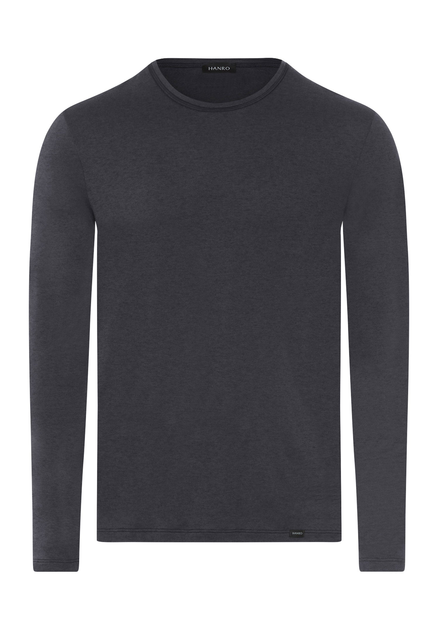hanro-natural-function-073312-shirt-charcoal-art-merino image 1