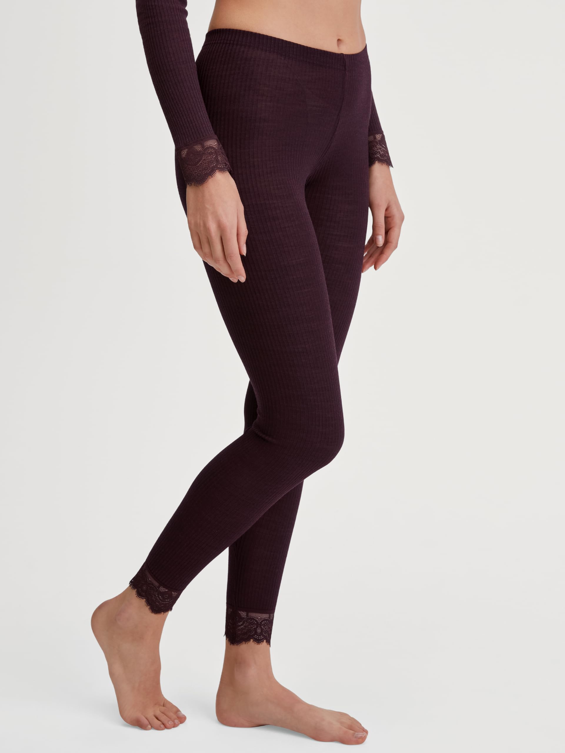 calida-wool-silk-silky-wool-joy-leggings-black-cherry-wolle image 2