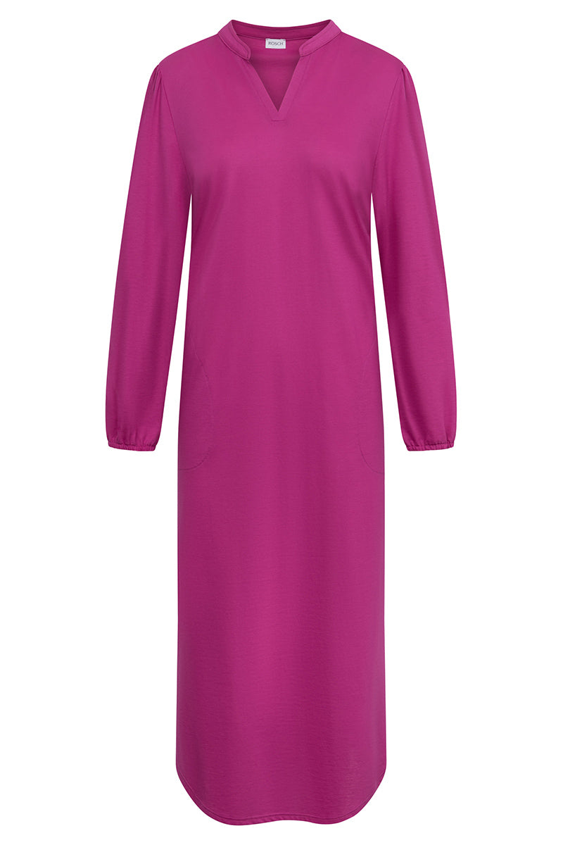r-sch-be-happy-nachthemd-maxi-langarm-pink-blau image 2