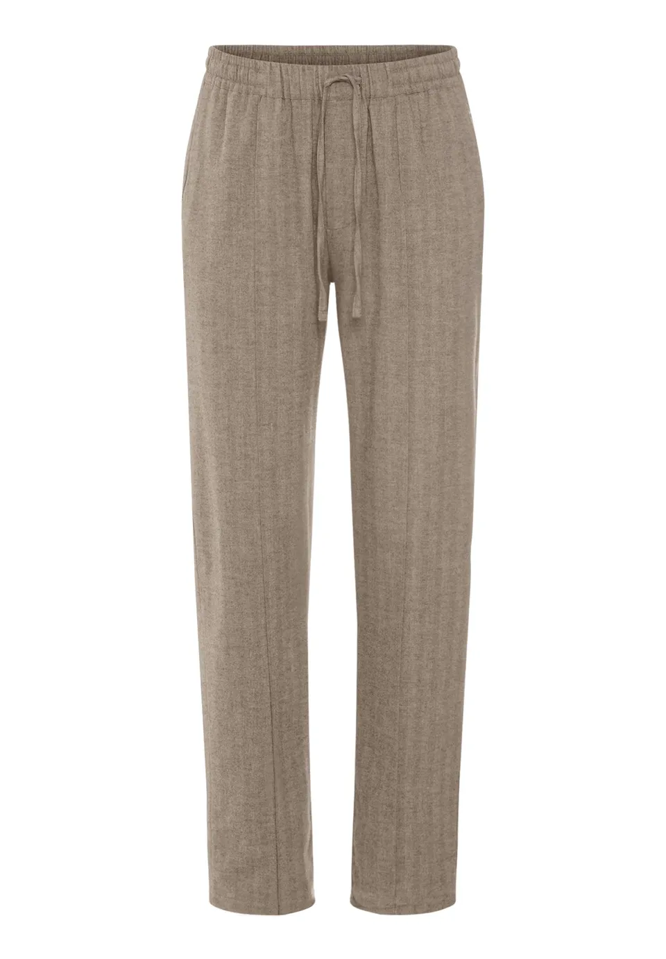 hanro-woolen-luxury-long-pants-hose-earthy-woven-wolle image 1