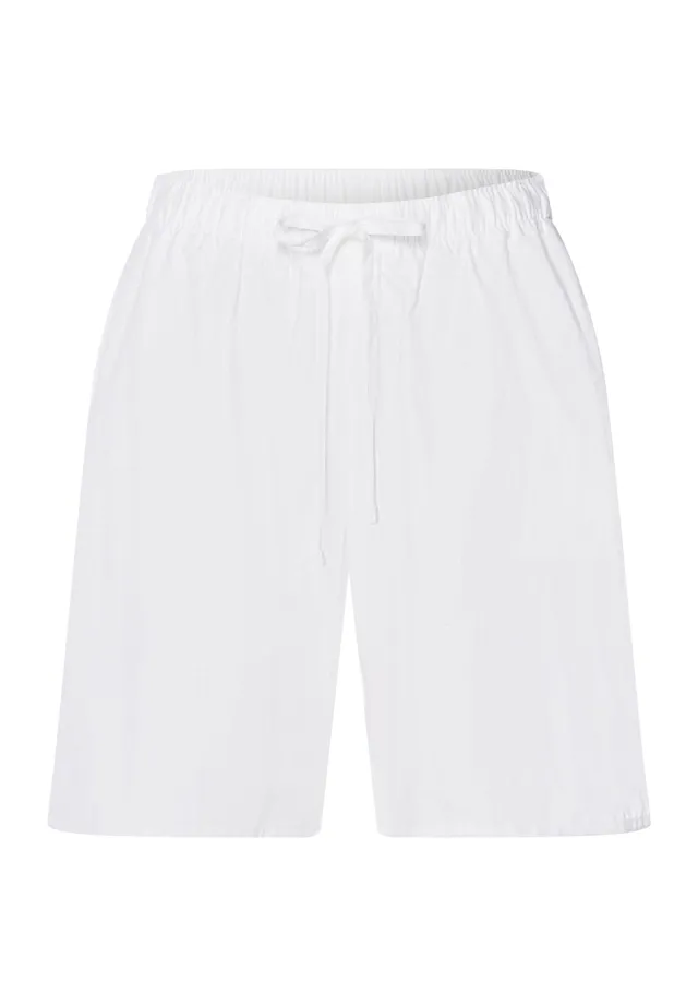 hanro-cotton-essentials-shorts-white-leinen-damen-sommer image 1