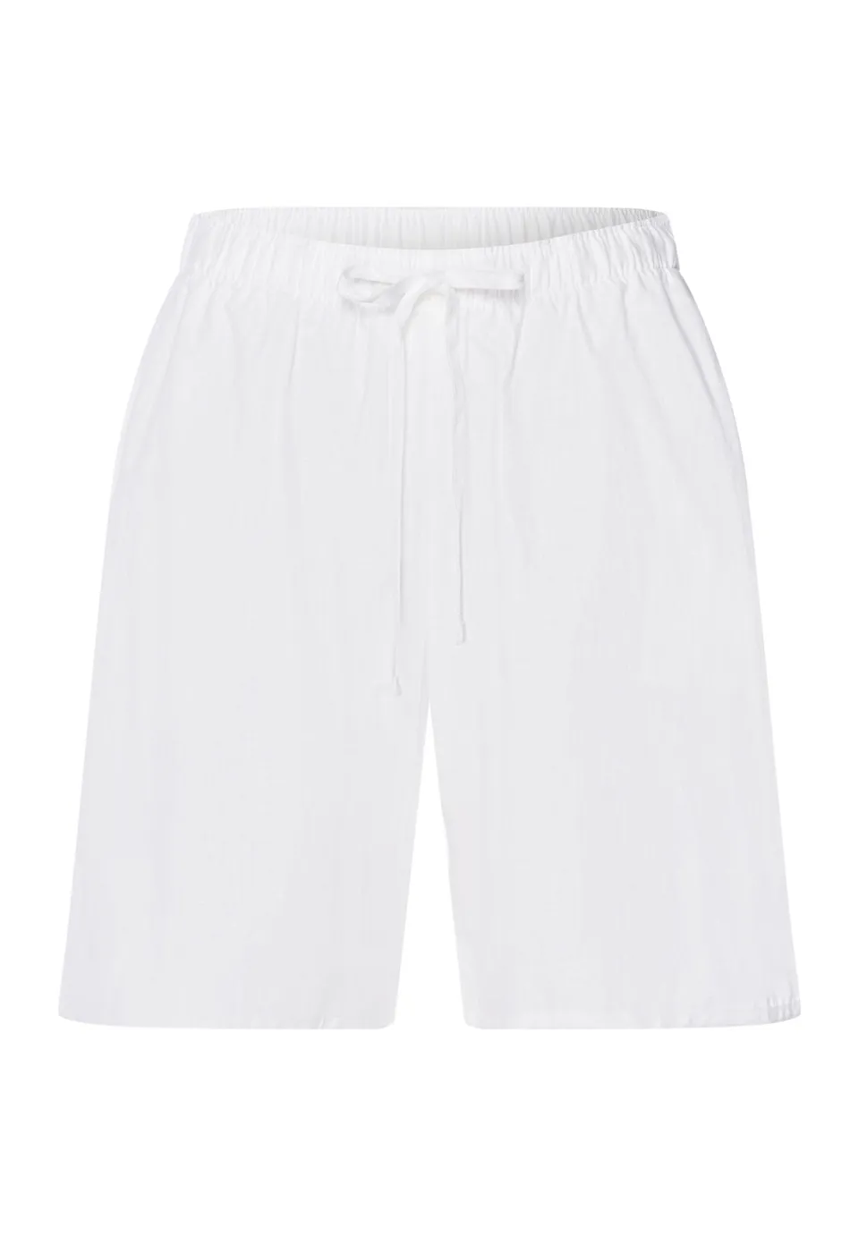 hanro-cotton-essentials-shorts-white-leinen-damen-sommer image 1