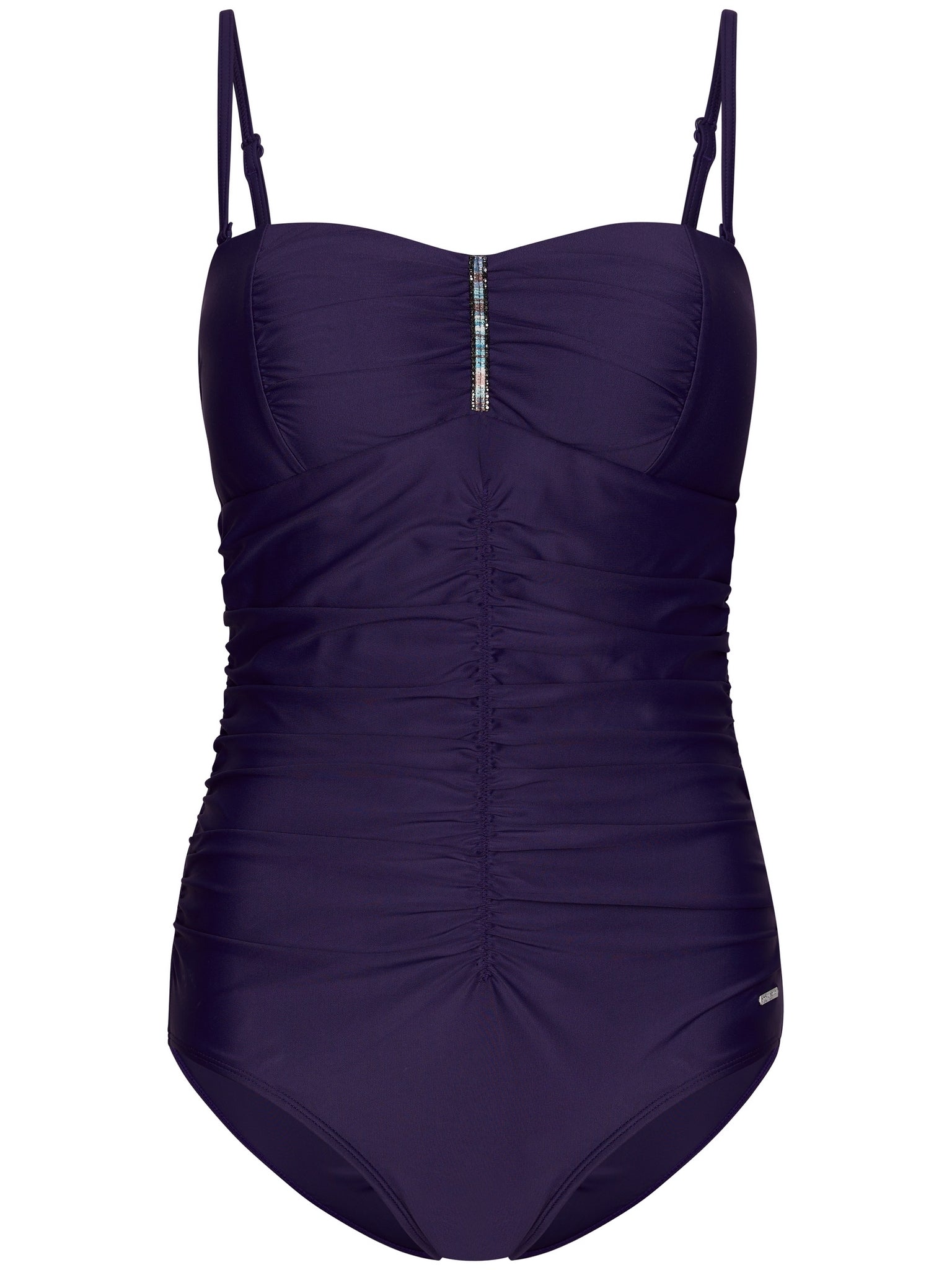 pastunette-iris-bandeau-badeanzug-dunkellila-shaping image 1
