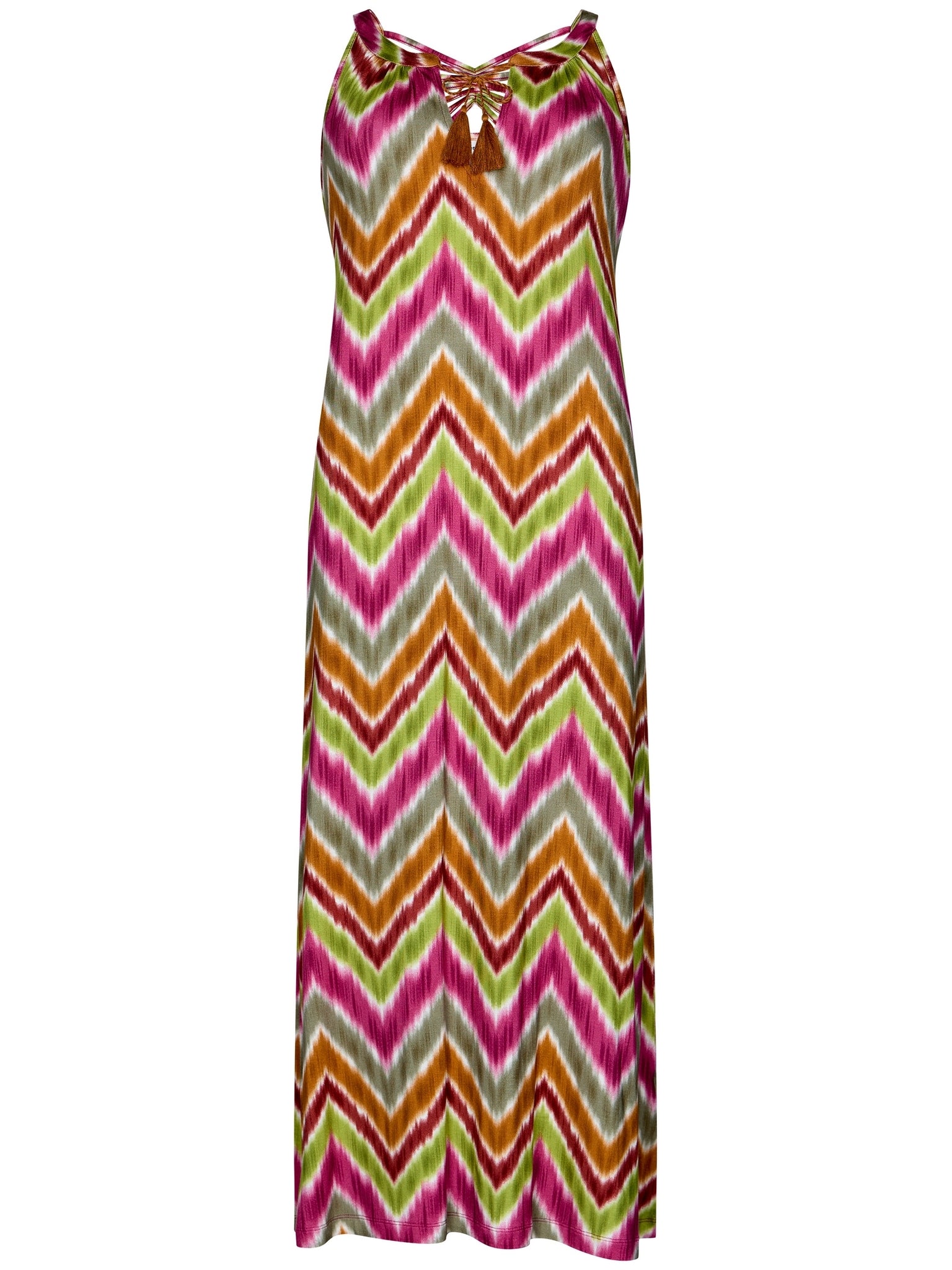 pastunette-watercolor-chevron-strandkleid-multi-viskose-125-cm image 1