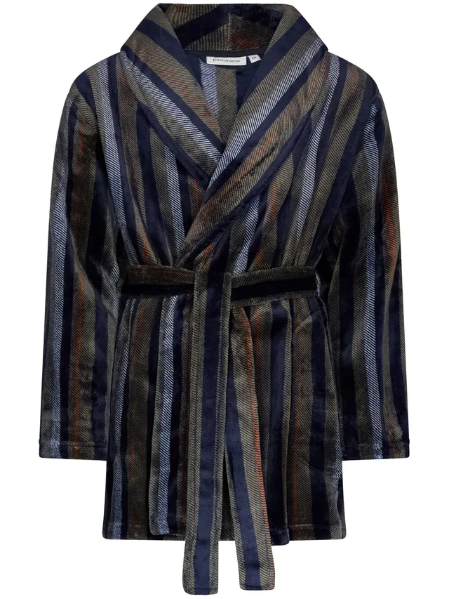 pastunette-adventure-bademantel-damen-dunkelblau-flanell-fleece image 1