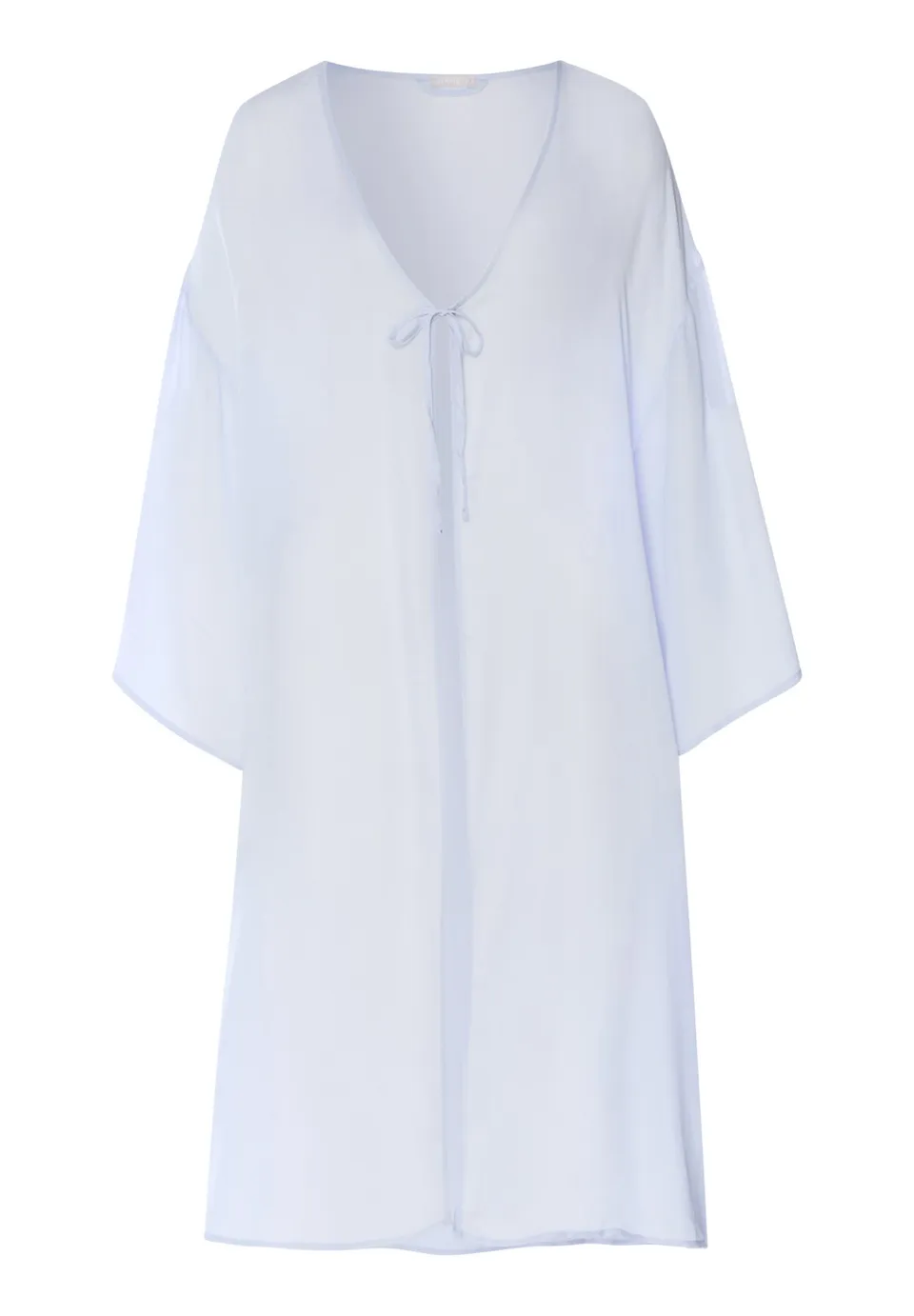 hanro-monea-morgenmantel-blue-dove-110-cm-chiffon image 1