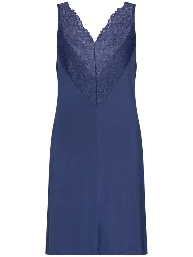 pastunette-premium-midnight-nachthemd-damen-blau-viskose image 1