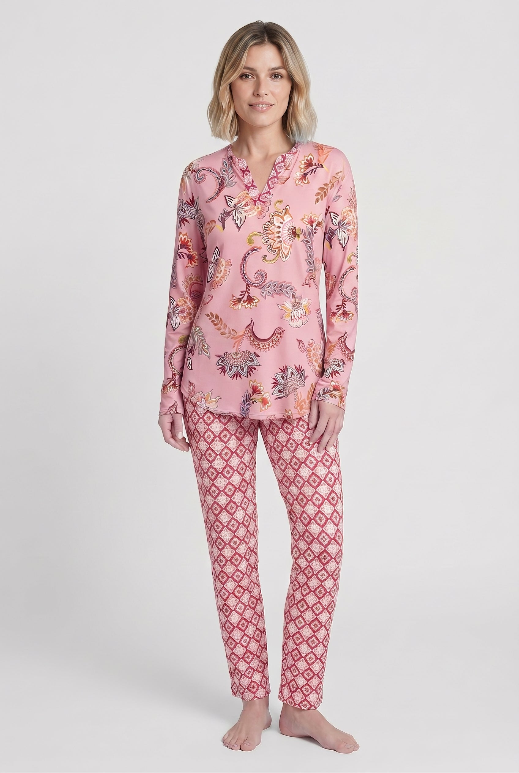 r-sch-be-happy-7-8-hose-ornamentmix-rosa-modal image 4
