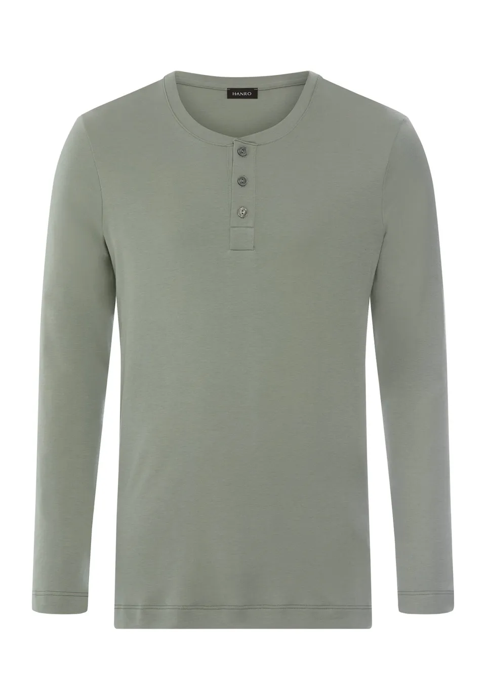 hanro-cozy-comfort-henley-shirt-langarm-shadow-baumwolle image 1