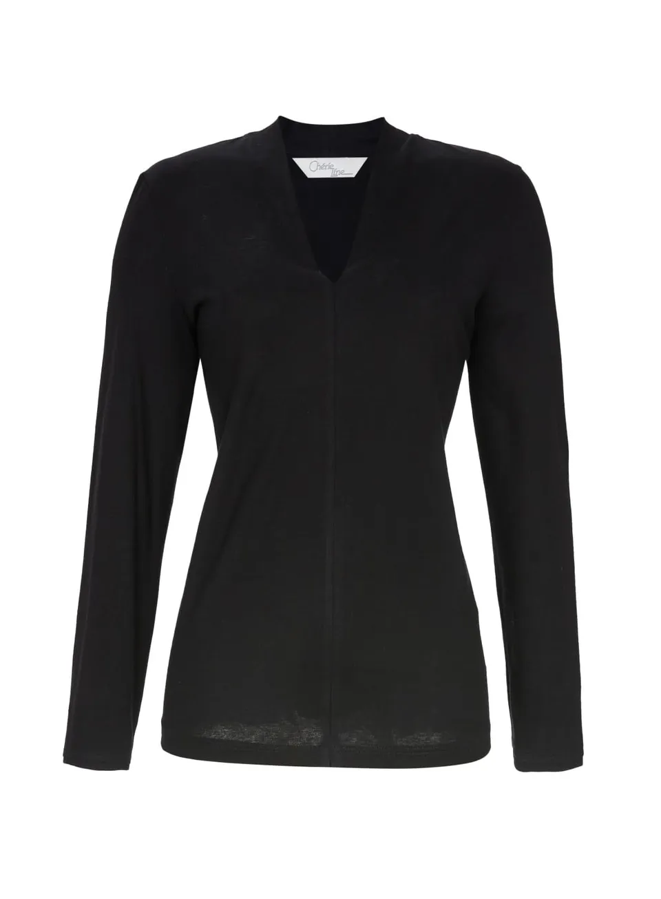 ringella-cherie-line-t-shirt-v-ausschnitt-schalkragen-damen image 1