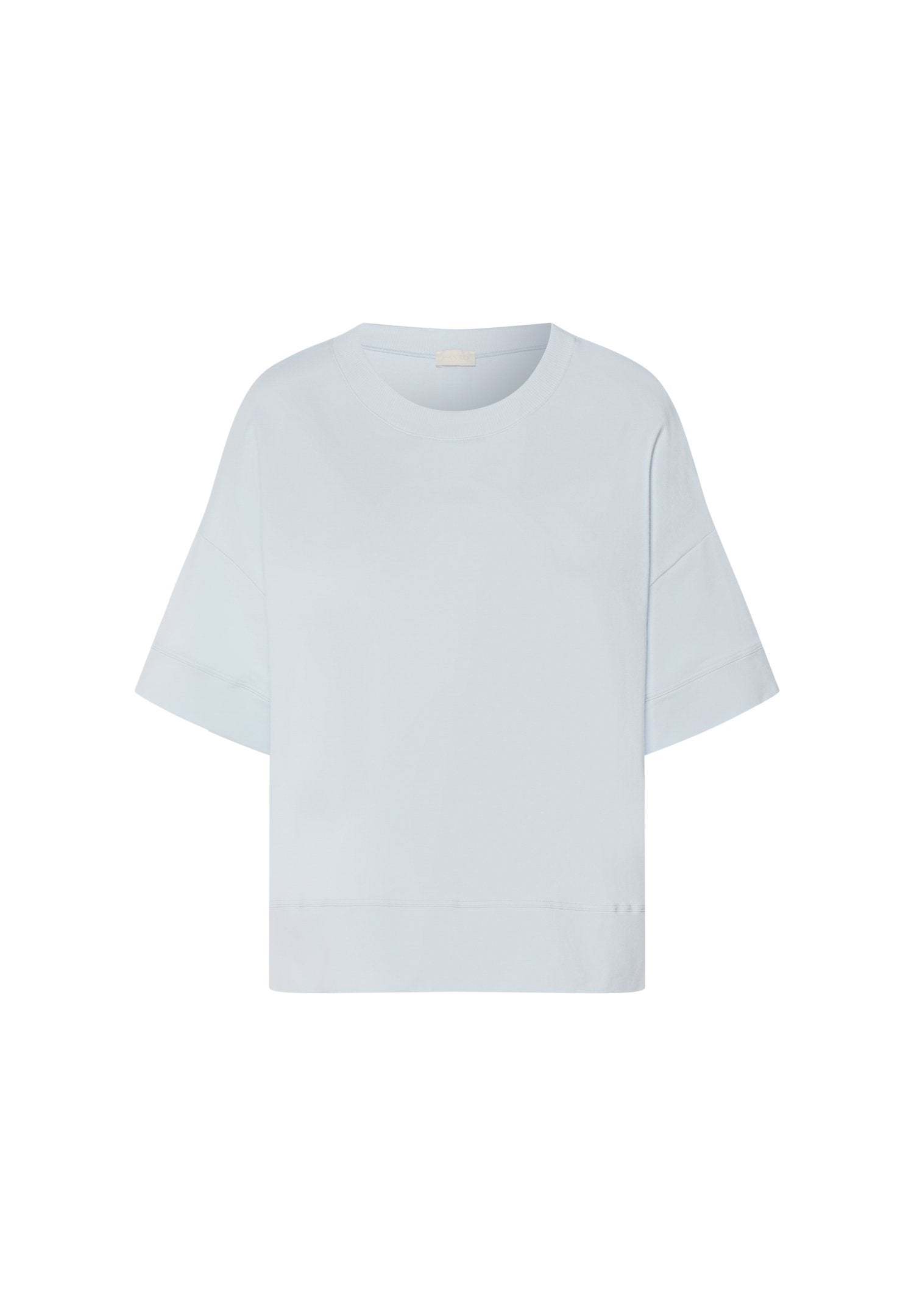 hanro-natural-living-078896-sweatshirt-watery-blue-bio image 1