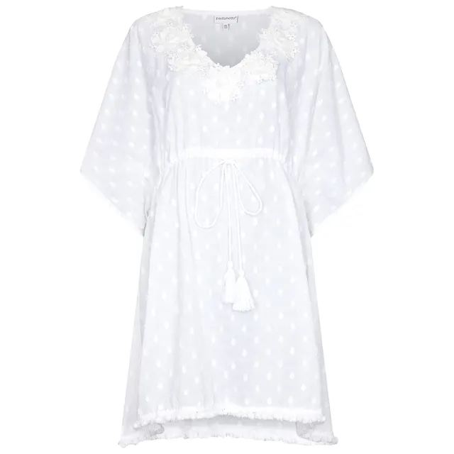 pastunette-beach-ibiza-cover-up-poncho-wei-baumwolle image 1