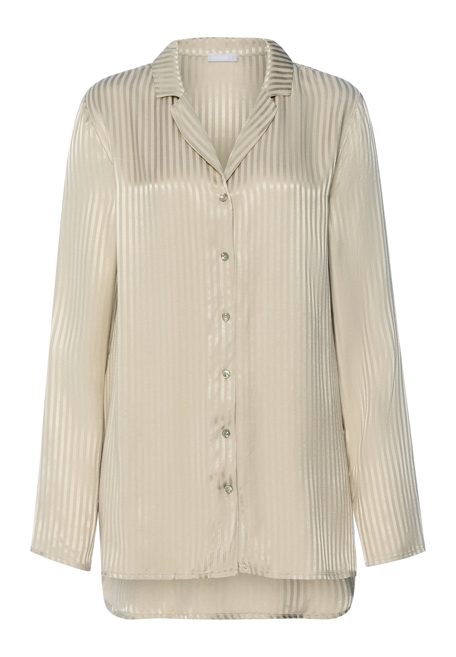 hanro-sleep-lounge-074857-bigshirt-olive-stem-viskose image 1