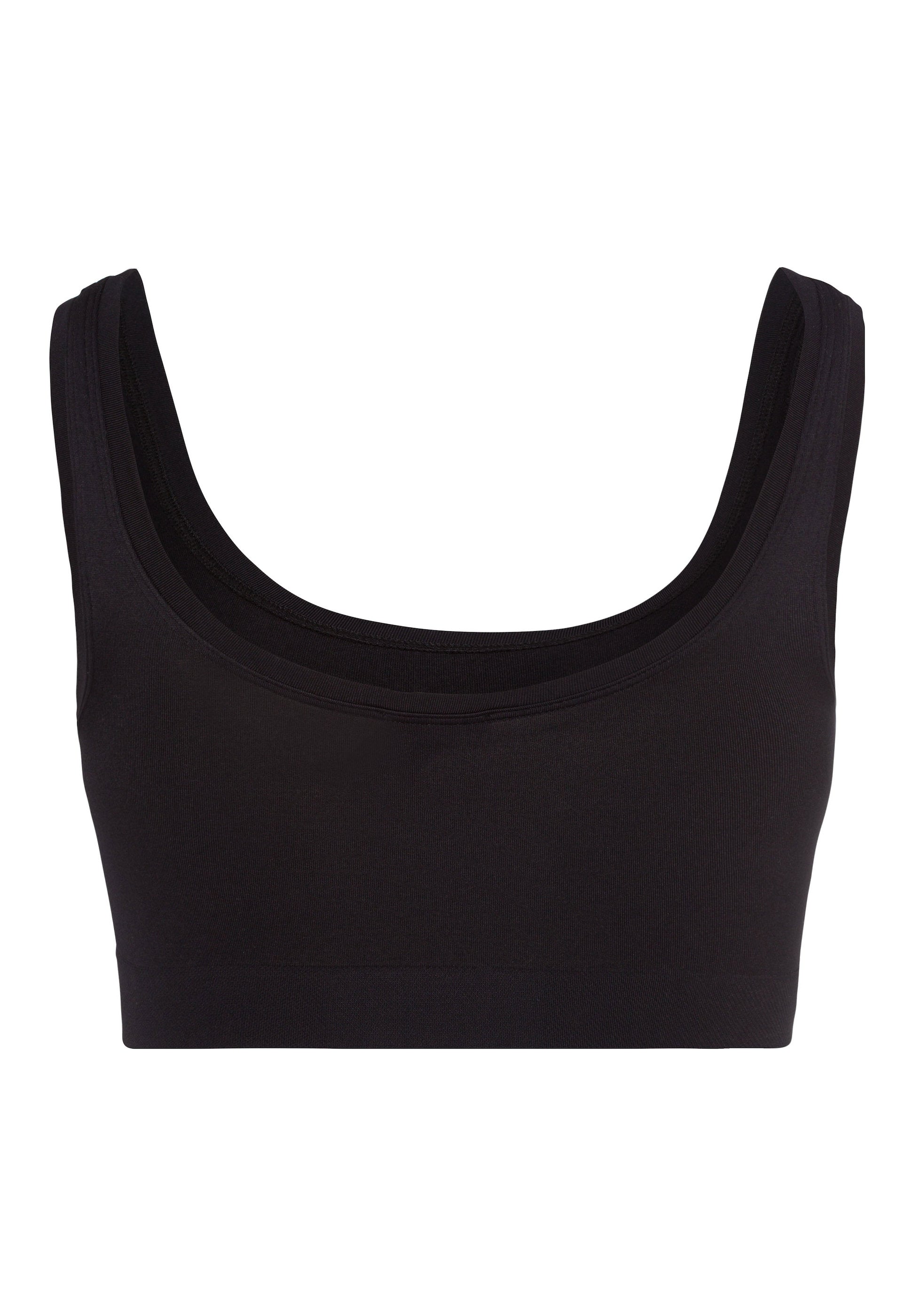 hanro-touch-feeling-crop-top-bustier-schwarz-microfaser image 3