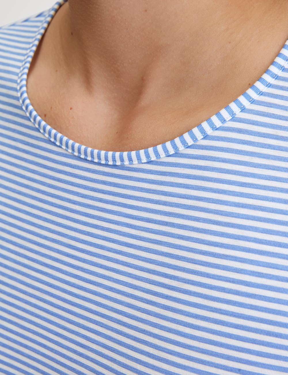 calida-lovely-nights-3-4-pyjama-damen-cascade-blue-baumwolle image 2