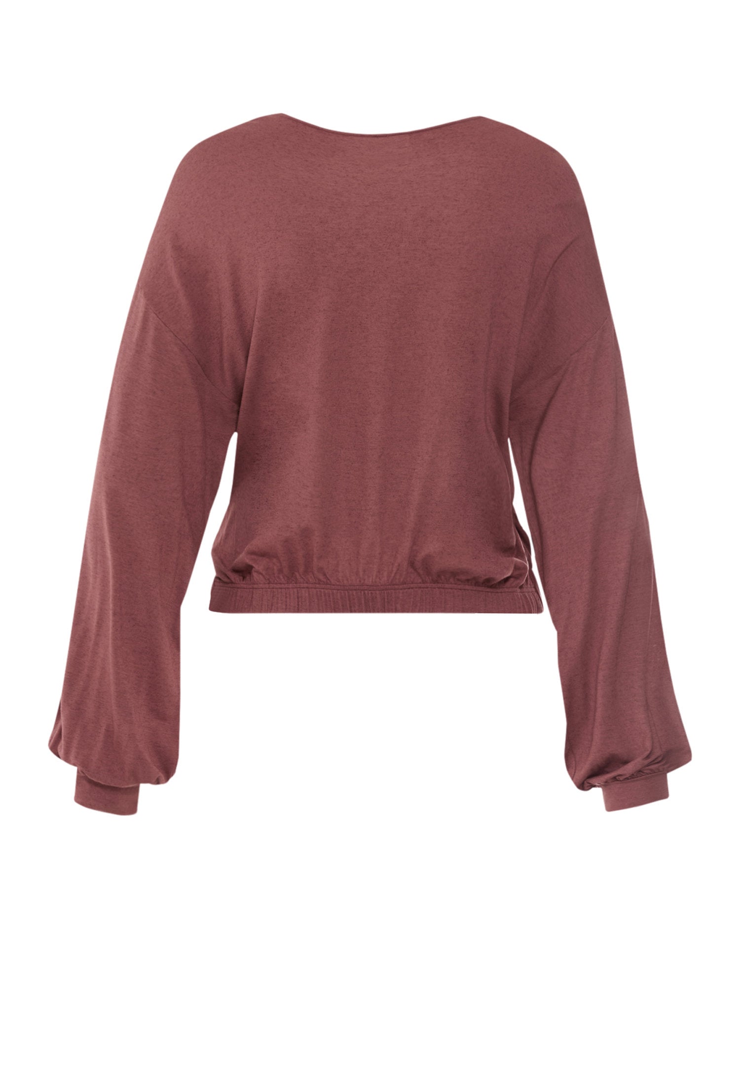 hanro-natural-wear-wickelshirt-langarm-apple-butter image 3