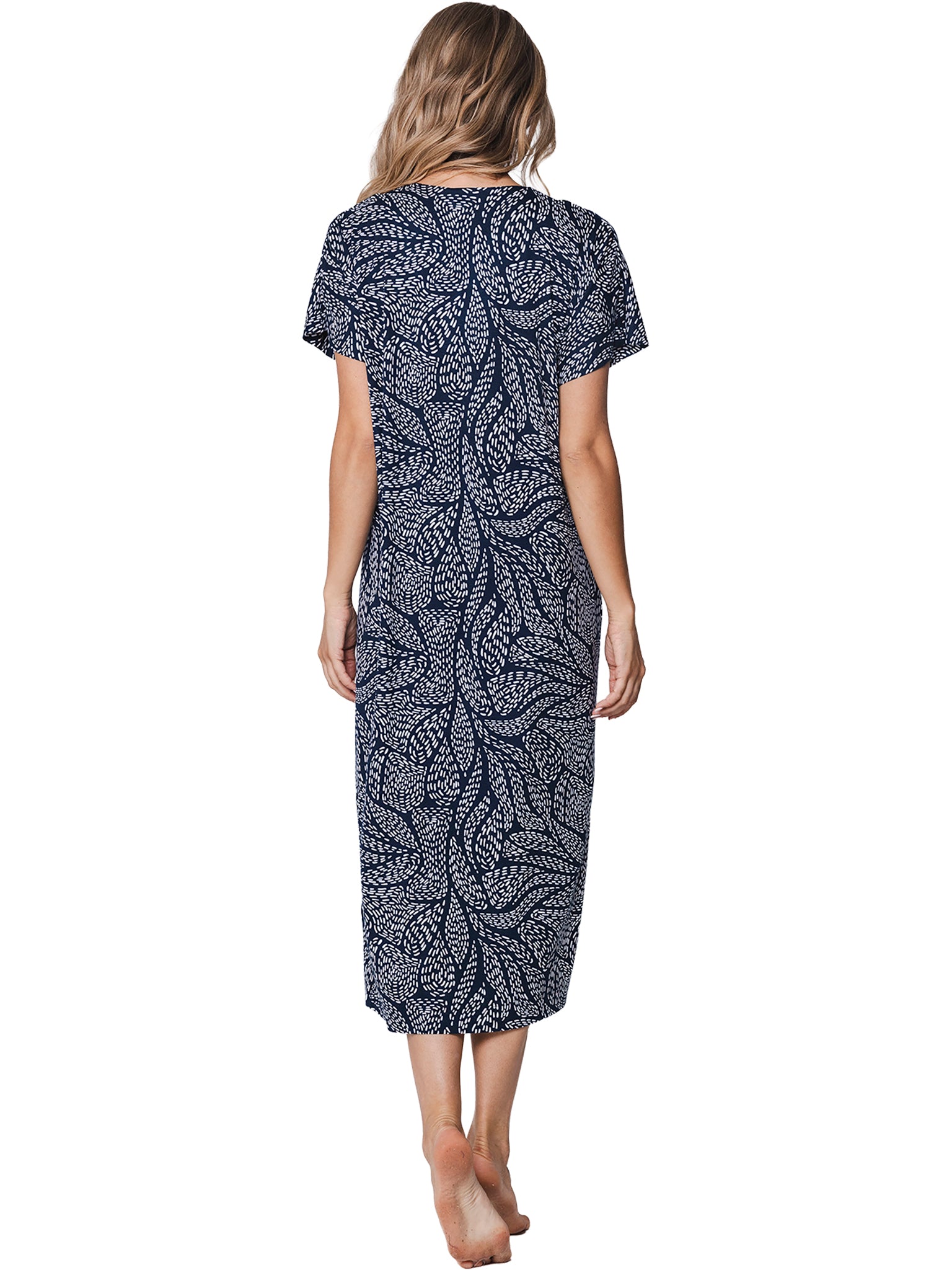 pastunette-oceanic-flow-sommerkleid-blau-viskose-120-cm image 3