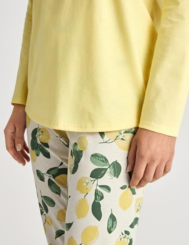 calida-favourites-dreams-pyjama-damen-lang-bio-baumwolle-bl-mchen image 7