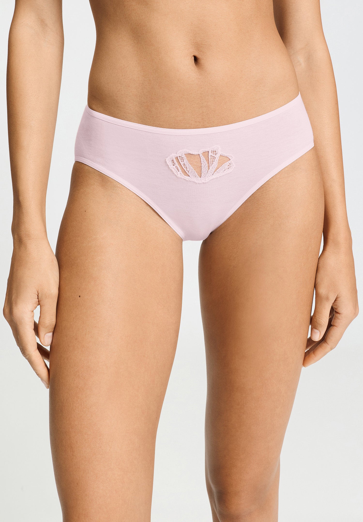 hanro-rosaria-midi-slip-rose-baumwolle-stickerei-damen image 2