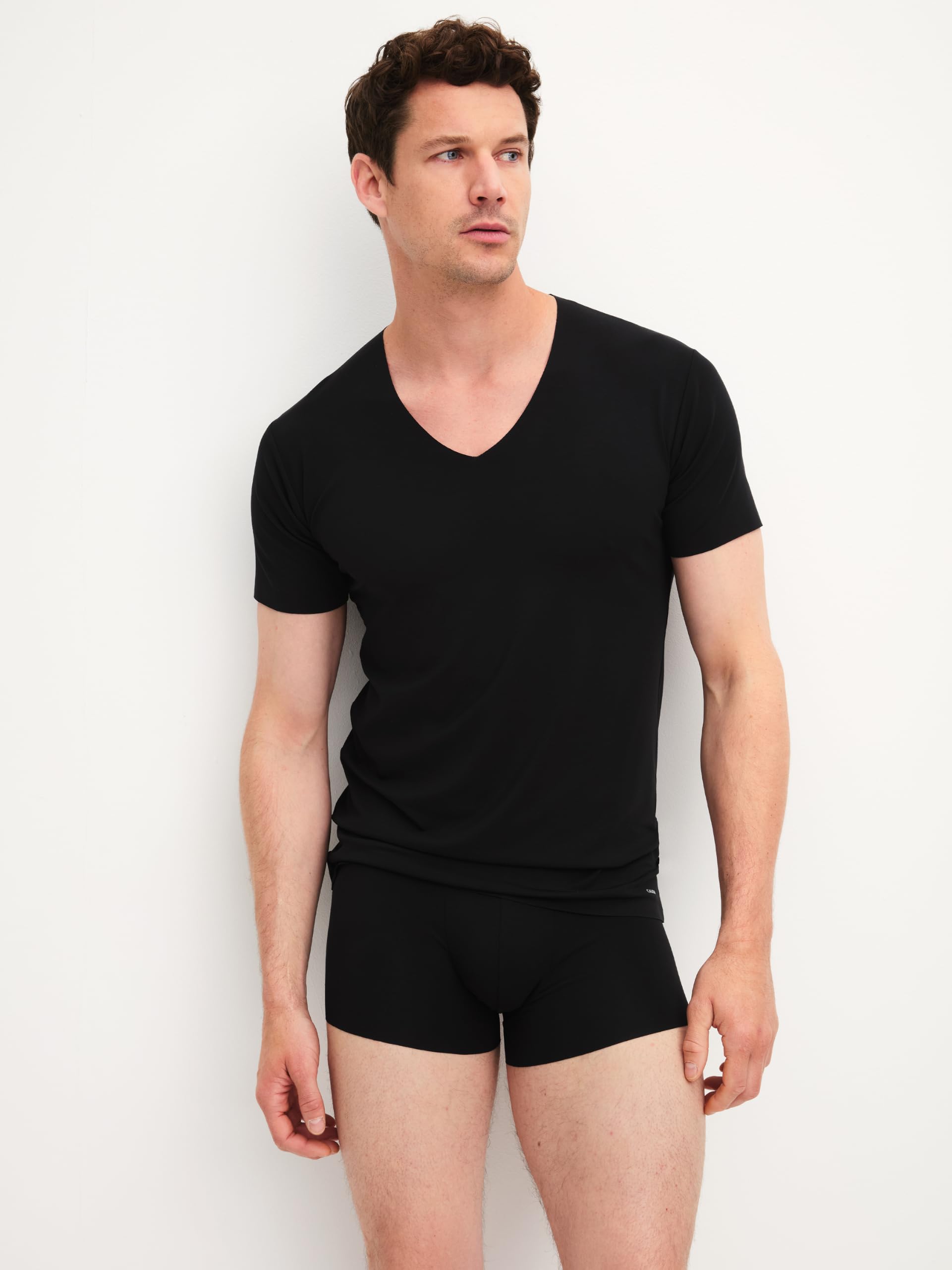 calida-clean-line-t-shirt-herren-gr-e-50-schlafshirt-1er image 5